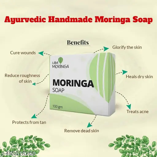 Moringa Leaf 🌿 5 Soap