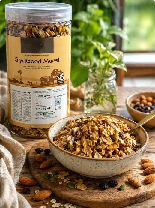 GlyciGood Millet Muesli Organic-500Gms