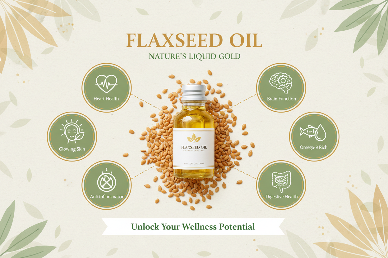 Wood Pressed Flexseed Oil-2Ltr
