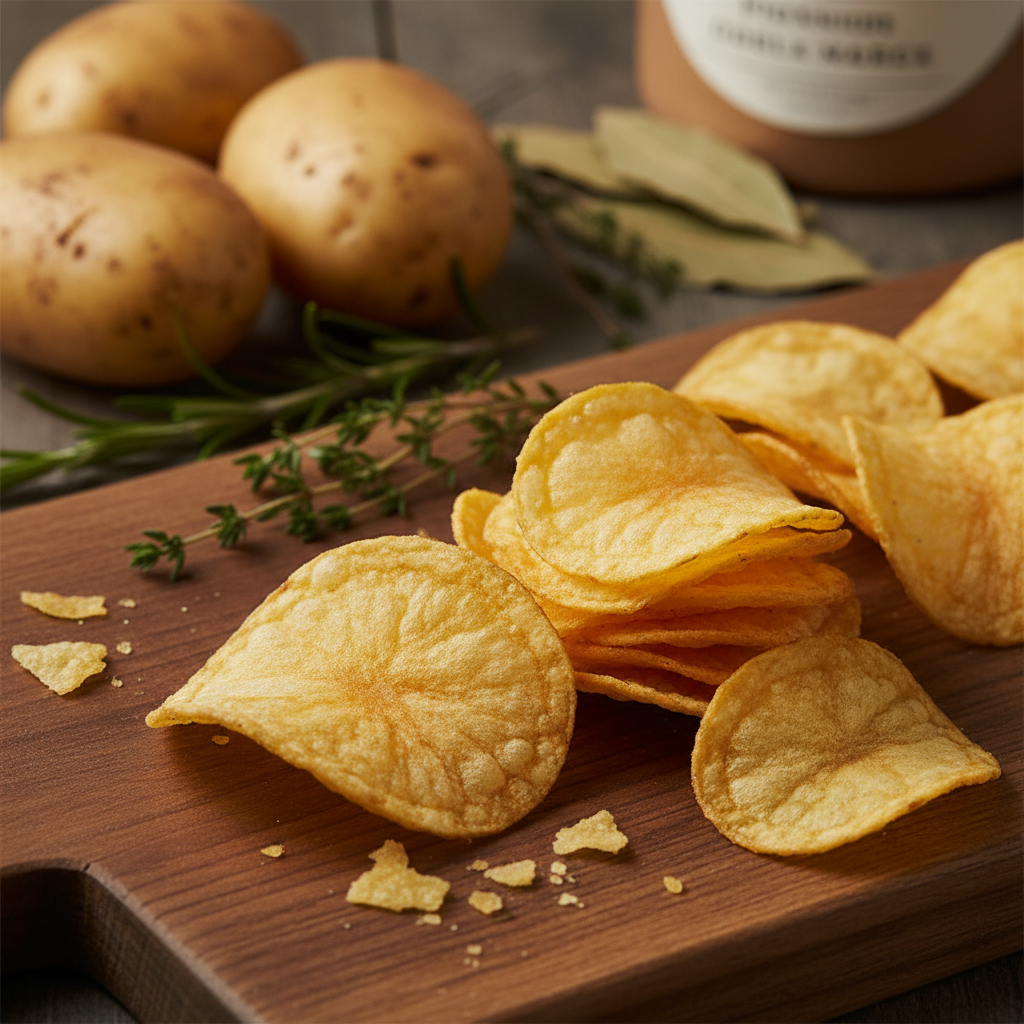 Plan Potato Slices (Vacuum Fried)-500Gms