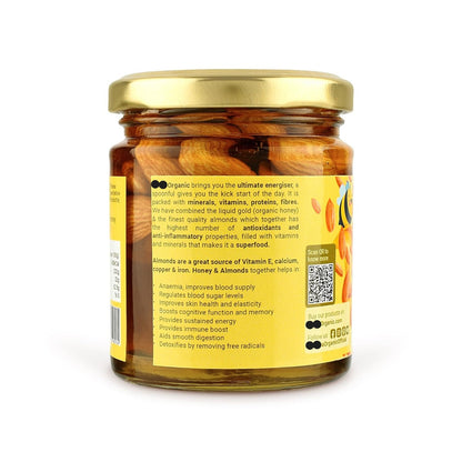 Pure Organic Honey Soaked Almonds-1Ltr