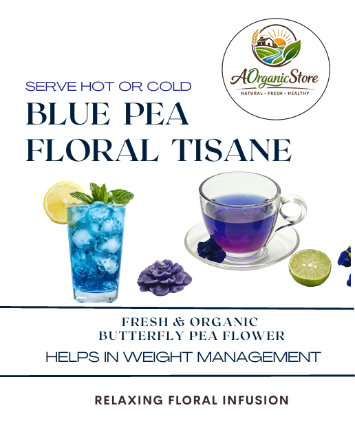 Blue Pea Floral Tisane Tea-20 Cotton Tea Bags