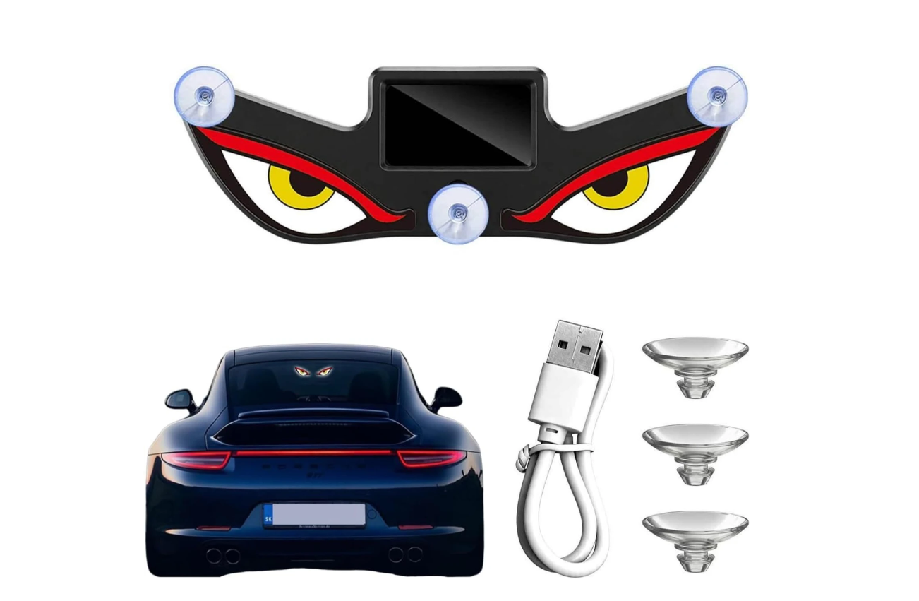 Fine Solar Devil Eye Car Window Light
