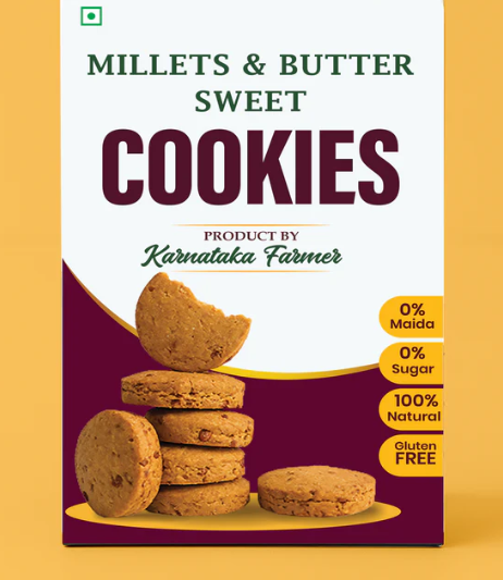 Millets Sweet Cookies-200Gms