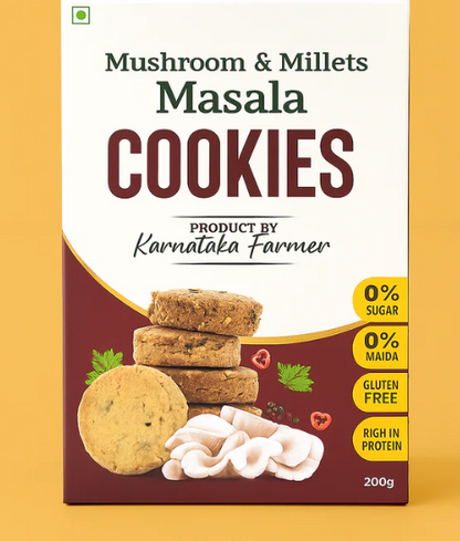 Mushroom and Millets Masala Cookies-200Gms