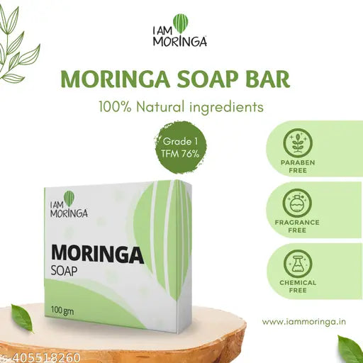 Moringa Leaf 🌿 5 Soap