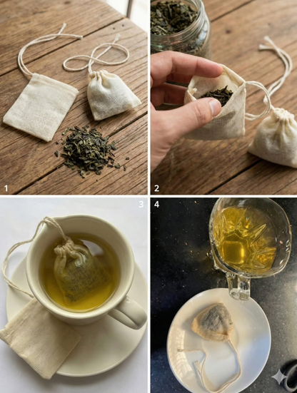 Blue Pea Floral Tisane Tea-20 Cotton Tea Bags