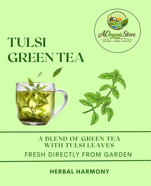 Tulsi Green Tea-20 Cotton Tea Bags