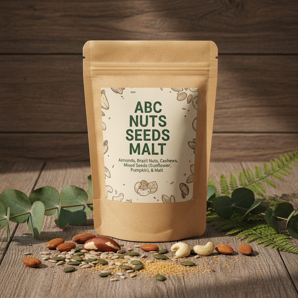 ABC Nuts Seeds Malt Organic-500Gms