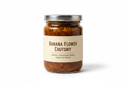 Banana Flower Chutney packed