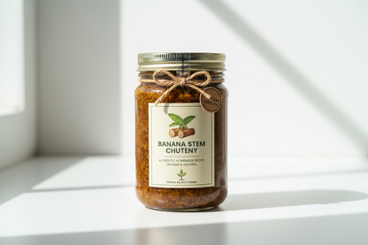 Banana Stem Chutney packed