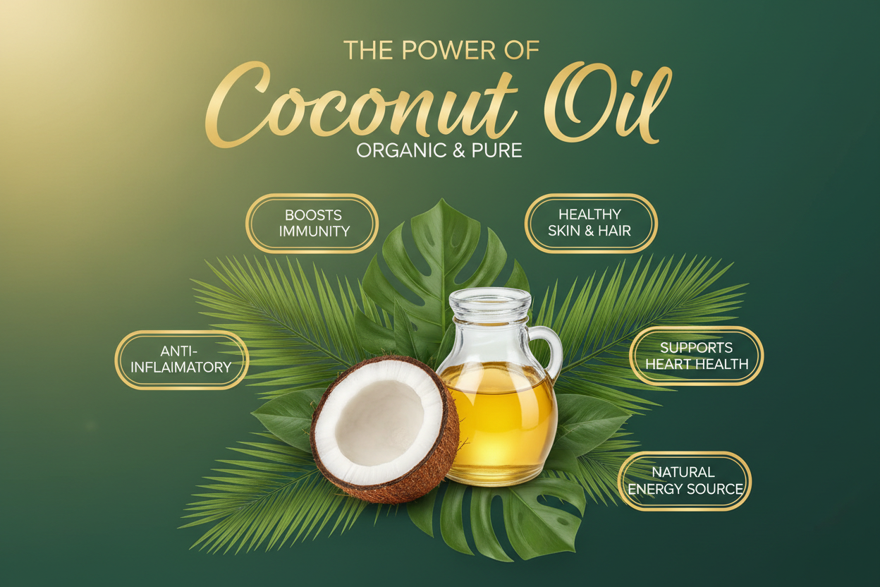 Wood Pressed Coconut Oil-1Ltr