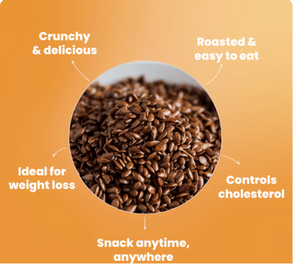 Flaxseeds (Roasted)-500Gms