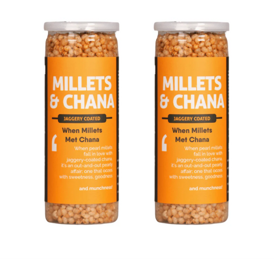 Millets & Chana-Jaggery Coated-500Gms