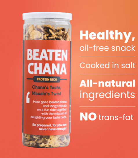 Beaten Chana-Protein Rich-500Gms