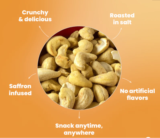 Roasted Cashews-Classic Salted-500Gms