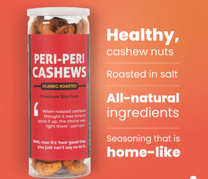 Peri Peri Roasted Cashews-500Gms