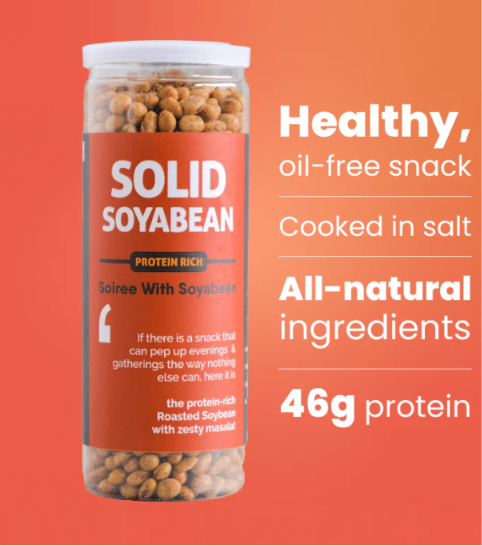 Solid SoyaBean-Protein Rich-500Gms