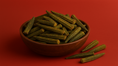 Vacuum Fried Bhindi Crisps-200Gms
