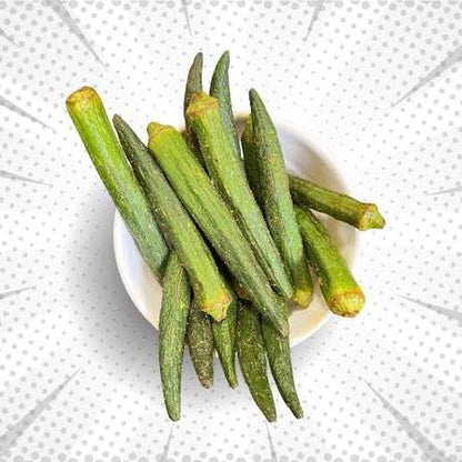 Bhindi/Okra Crisps (Vacuum Fried)-500Gms