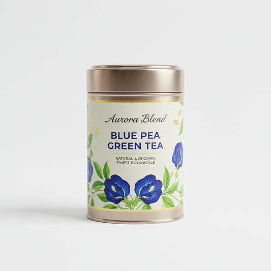 Blue Pea Green Tea-20 Cotton Tea Bags