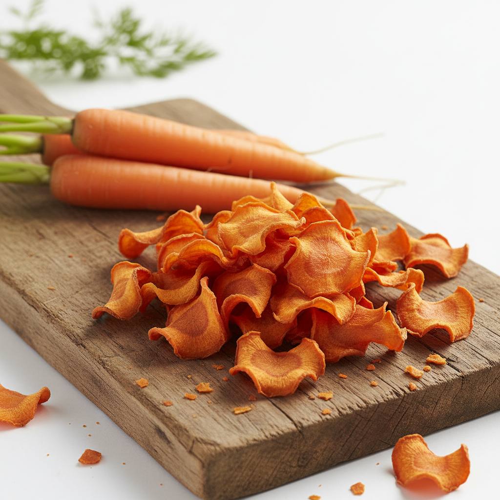 Carrot Crisps (Vacuum Fried)-500Gms