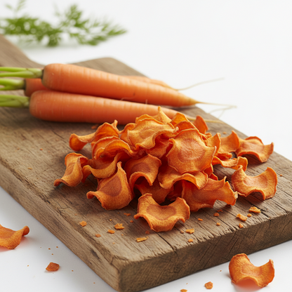 Carrot Crisps (Vacuum Fried)-500Gms
