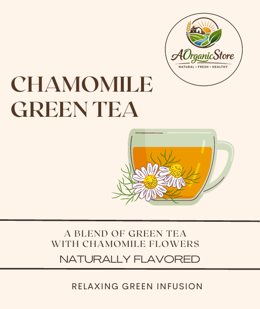 Chamomile Green Tea-20 Cotton Tea Bags