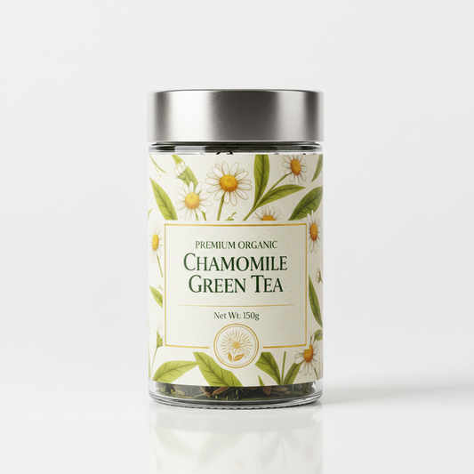 Chamomile Green Tea-20 Cotton Tea Bags