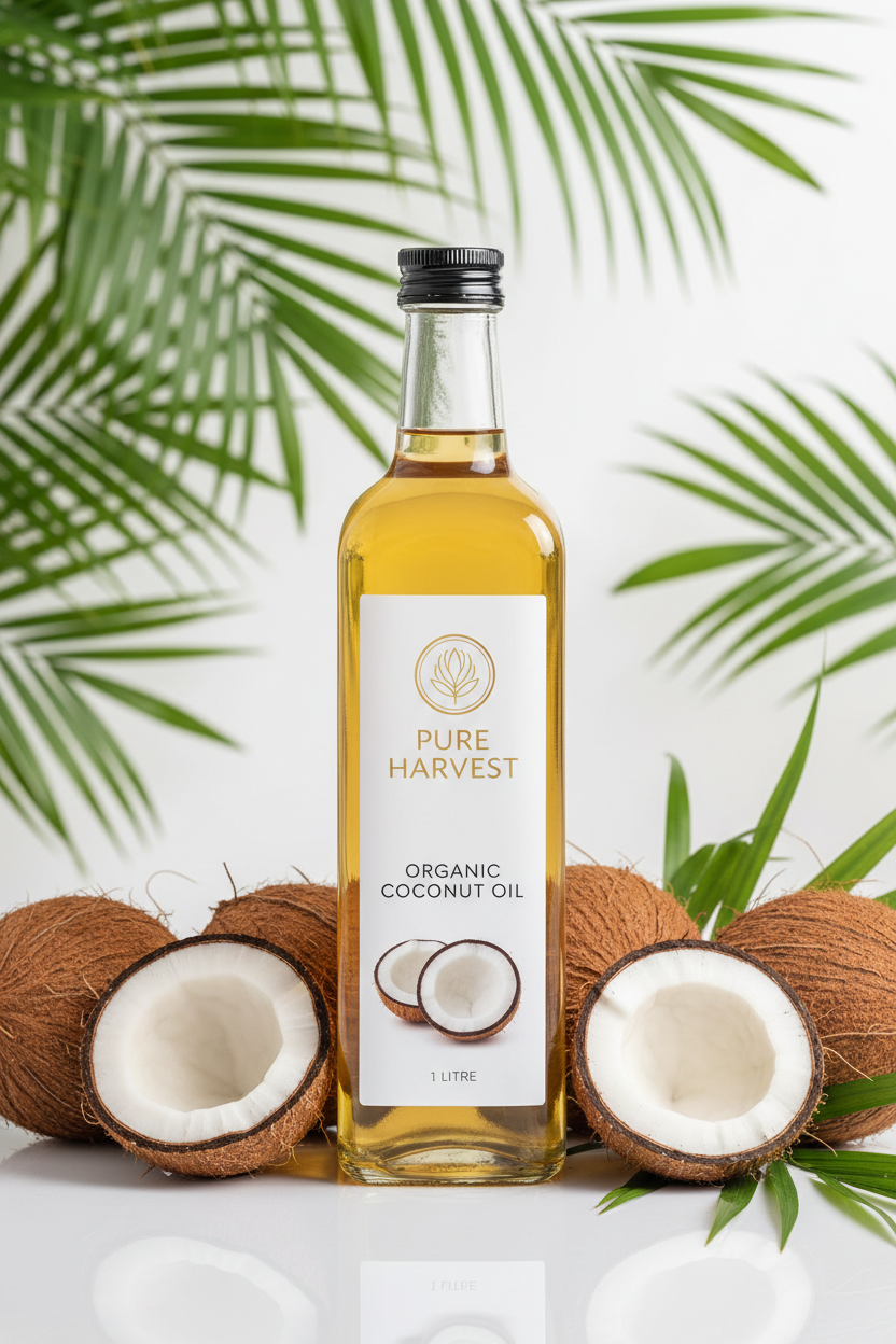 Wood Pressed Coconut Oil-1Ltr