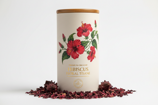Hibiscus Floral Tisane Tea-20 Cotton Tea Bags
