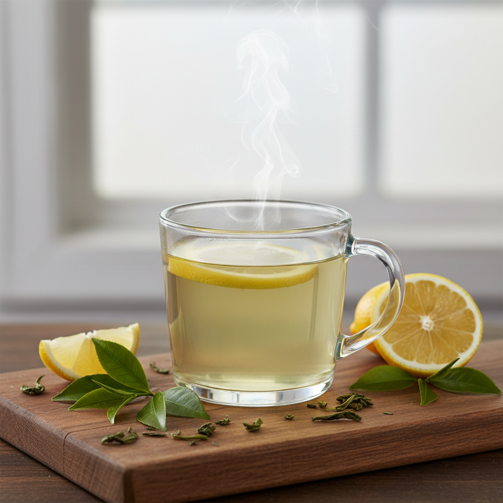 Lemon Green Tea-20 Cotton Tea Bags