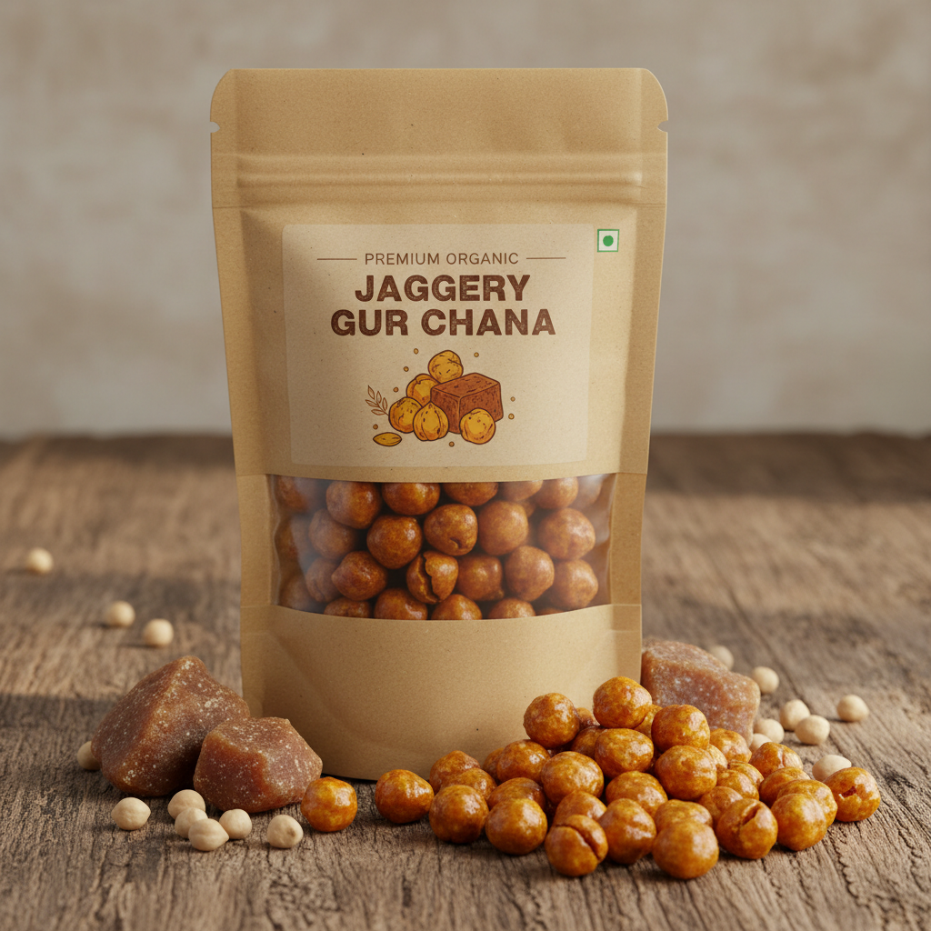 Jaggery (Gur) Chana-200Gms