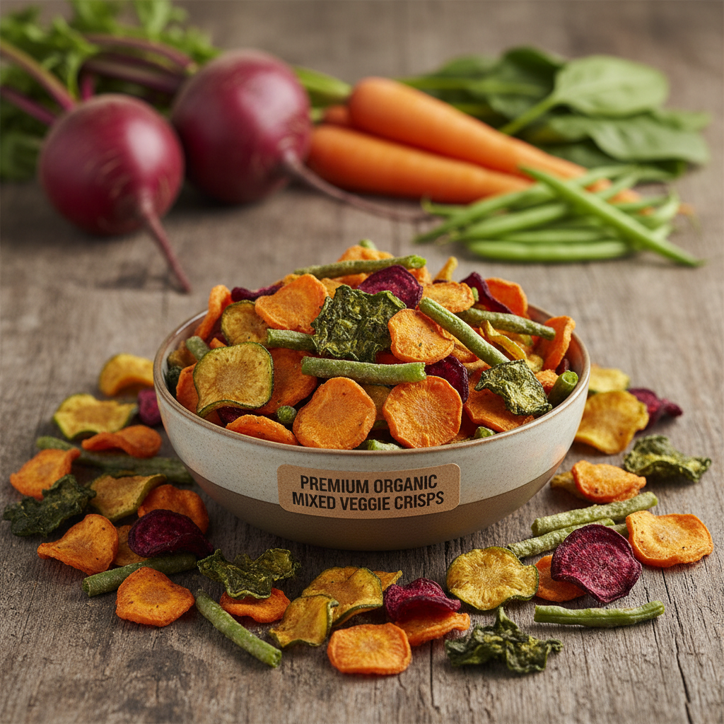 Mixed Veggie Crisps (Vacuum Fried)-500Gms