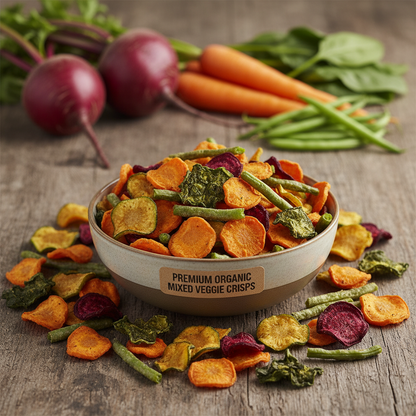 Mixed Veggie Crisps (Vacuum Fried)-500Gms