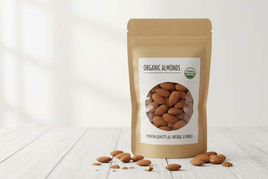 Organic Almond packed