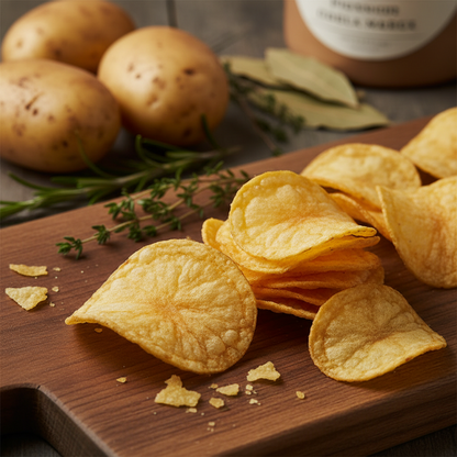 Plan Potato Slices (Vacuum Fried)-500Gms