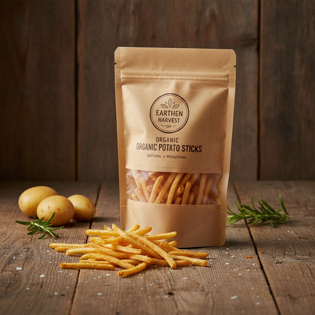 Plan Potato Sticks (Vacuum Fried)-500Gms