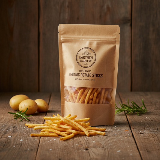 Plan Potato Sticks (Vacuum Fried)-500Gms