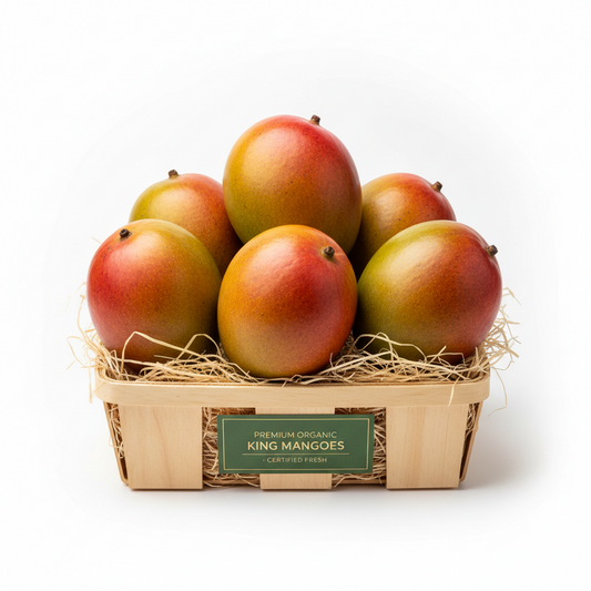 Premium King Size Organic Mangoes-6Pcs