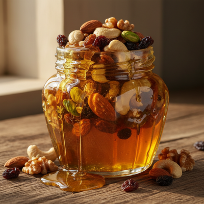 Organic Honey Soaked with Mixed Dry Fruits-500Gms