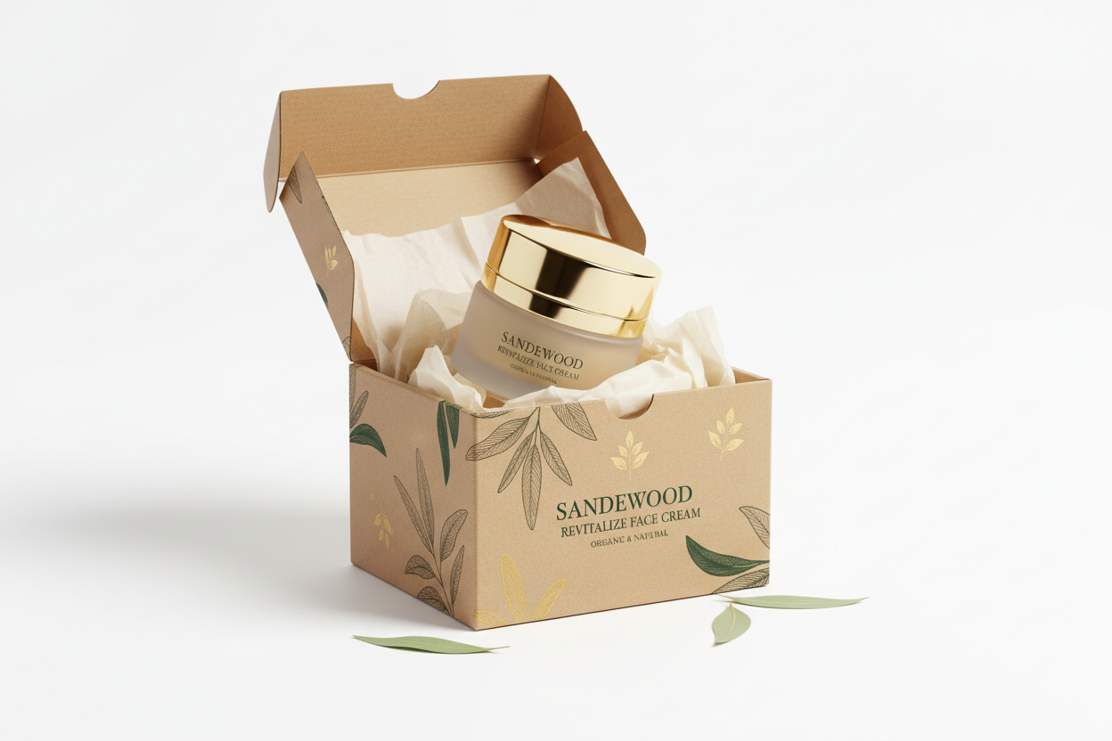 Sandal Wood Face Cream packed