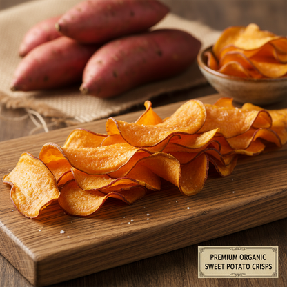 Sweet Potato Crisps (Vacuum Fried)-500Gms