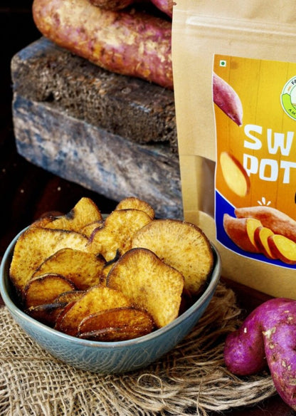 Vacuum Fried Sweet Potato Crisps-200Gms