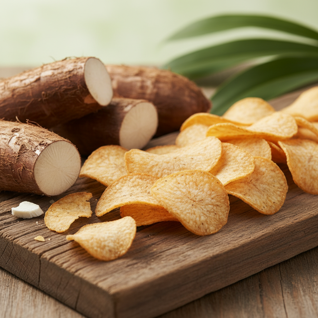 Tapioca Crisps (Vacuum Fried)-500Gms