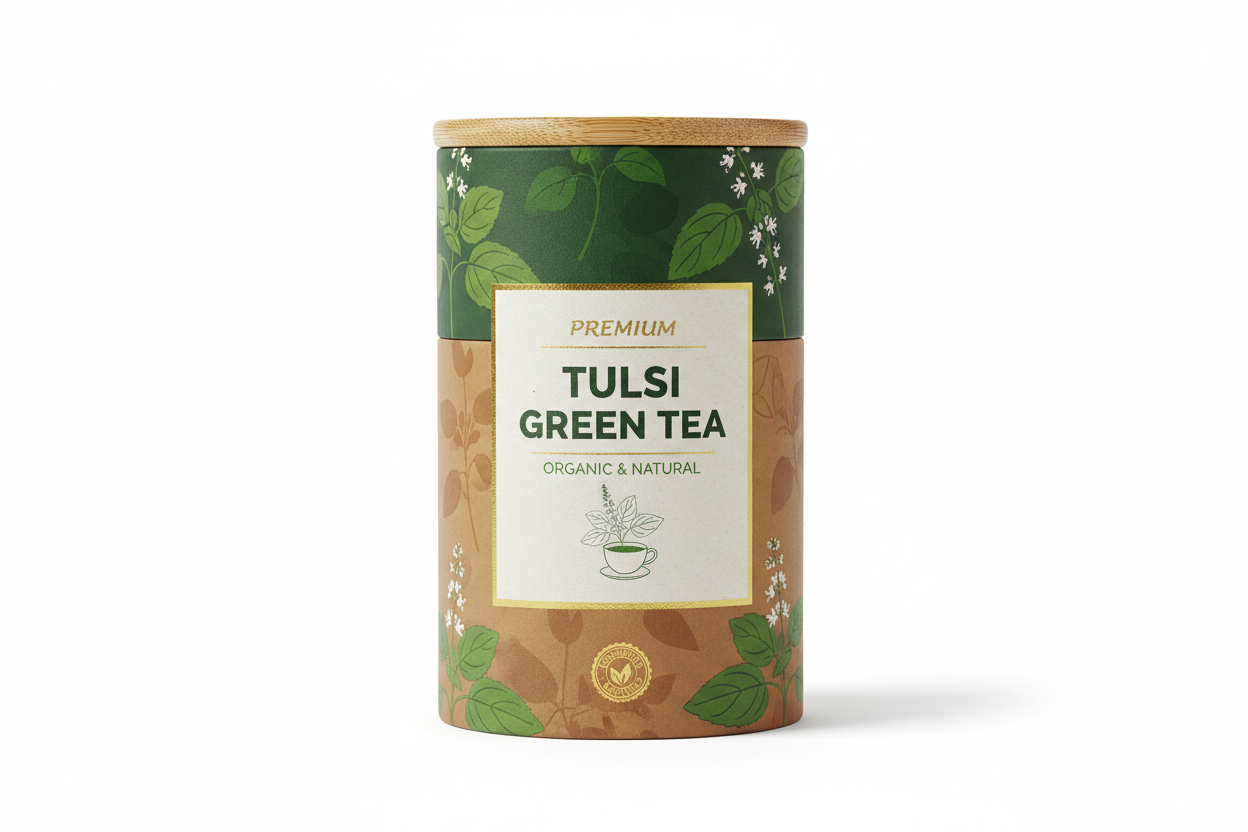 Tulsi Green Tea-20 Cotton Tea Bags