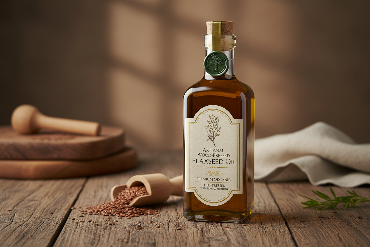 Wood Pressed Flexseed Oil-2Ltr