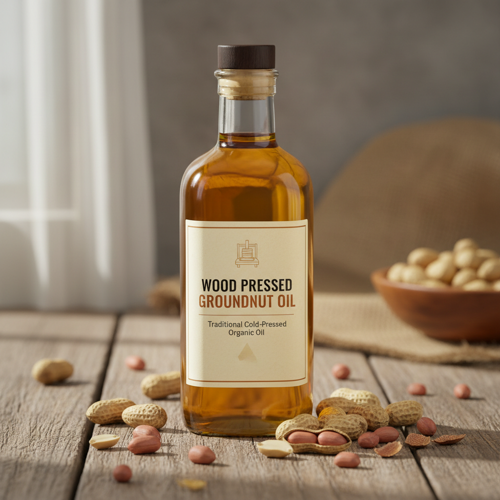 Wood Pressed Groundnut Oil-3Ltr