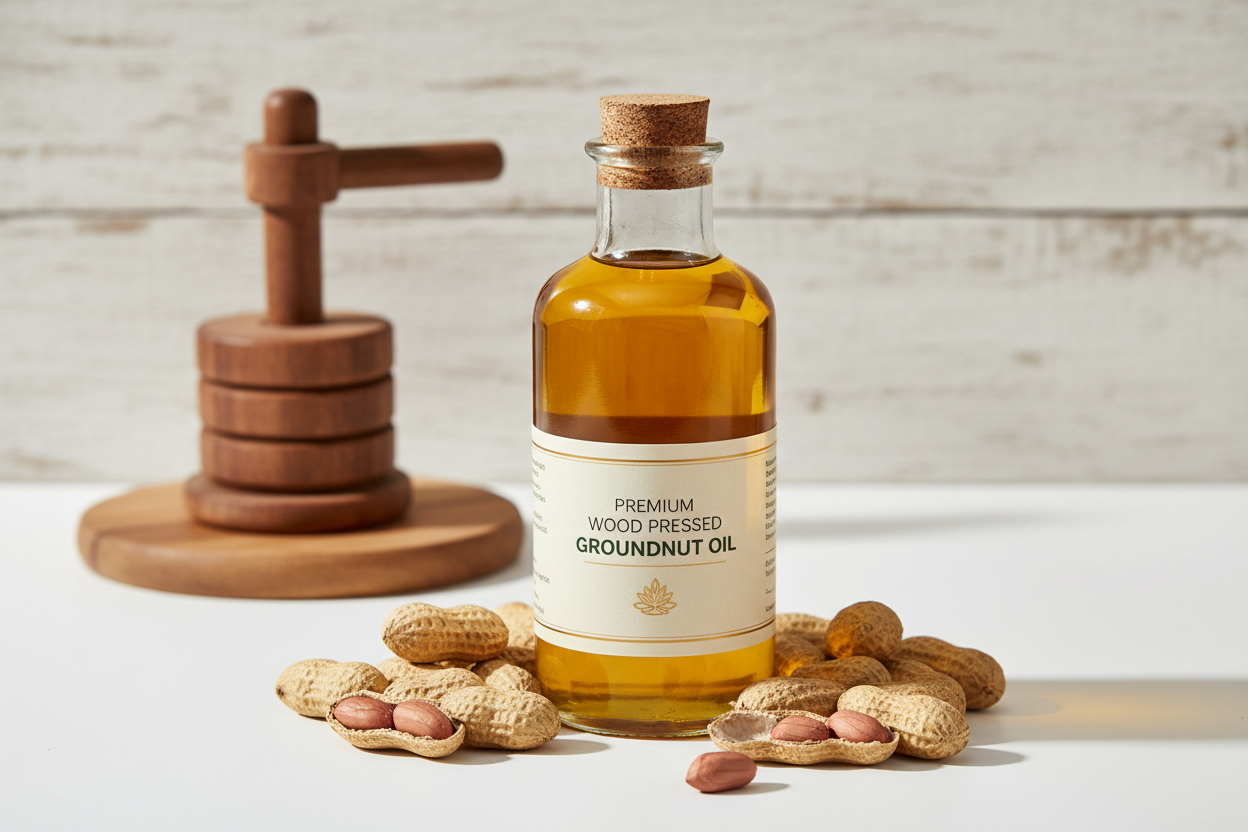 Wood Pressed Groundnut Oil-3Ltr