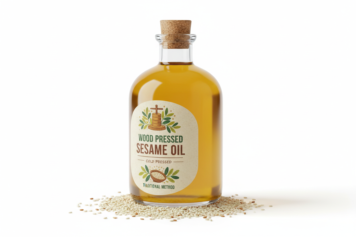 Wood Pressed Sesame Oil-2Ltr